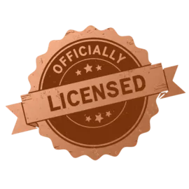 Officially licensed badge