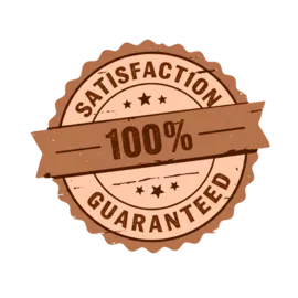 Satisfaction guaranteed badge